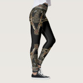 Stammes- Kuchi Bauchtanz: Drapiert in den Leggings (Rechts)