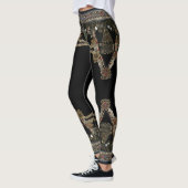 Stammes- Kuchi Bauchtanz: Drapiert in den Leggings (Links)