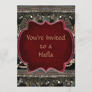 Stammes- Kuchi Bauchtanz Einladung