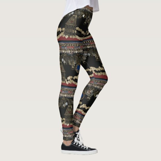 Stammes- Kuchi Bauchtanz Leggings (Rechts)