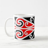 Stammes- Kunst der Maori- Entwürfe für Sie Kaffeetasse (Links)