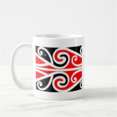 Stammes- Kunst der Maori- Entwürfe für Sie Kaffeetasse (Links)