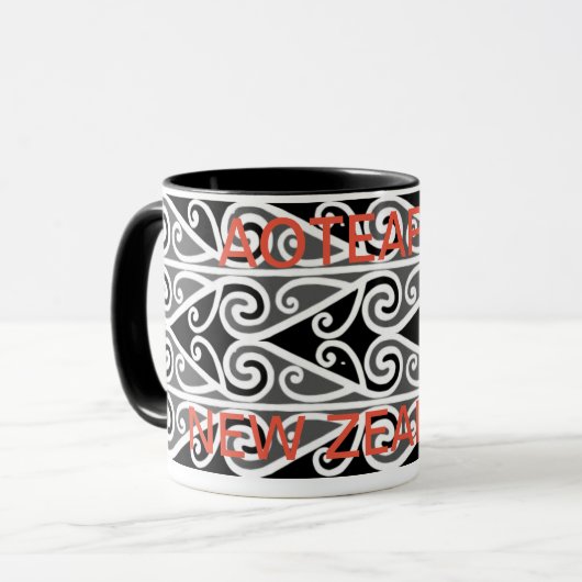 Stammes- Kunst der Maori- Entwürfe für Sie Tasse (Vorderseite Links)