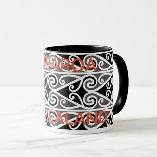 Stammes- Kunst der Maori- Entwürfe für Sie Tasse (VorderseiteRechts)