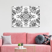 Stammes- Leinwanddruck (Insitu (Wohnzimmer))