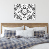 Stammes- Leinwanddruck (Insitu (Schlafzimmer))