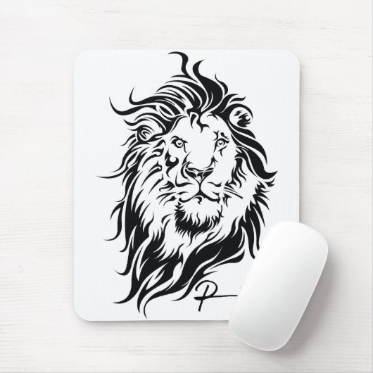 Stammes- Löwe Mousepad (Mit Mouse)