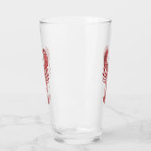 Stammes- Maine-Hummer Glas (Links)