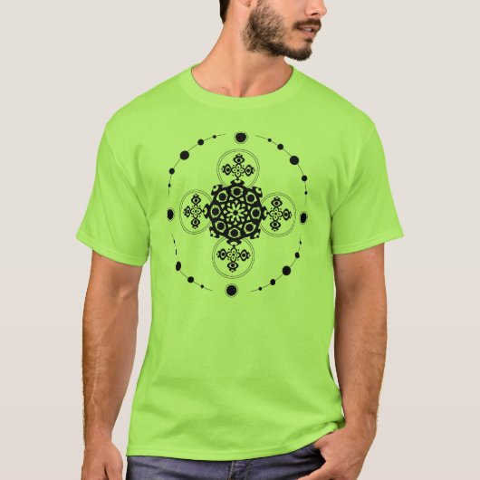 Stammes- Mandala 2 T-Shirt (Vorderseite)