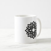 Stammes-Mandala-Tasse Kaffeetasse (VorderseiteRechts)