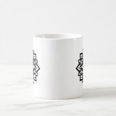 Stammes-Mandala-Tasse Kaffeetasse (Mittel)
