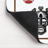 Stammes- Masken Mousepad (Ecke)