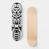 Stammes- Masken-Skateboard Skateboard (Vorderseite)