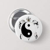 Stammes- Meeresschildkröte Button (Vorne & Hinten)