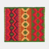 Stammes- Muster-Fleece-Decke Fleecedecke (Vorderseite (Horizontal))