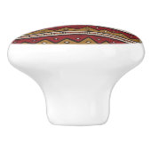 Stammes- Muster Keramikknauf (Seitenansicht)