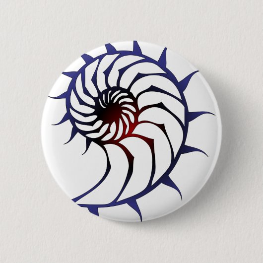 Stammes- Nautilus Button (Vorderseite)