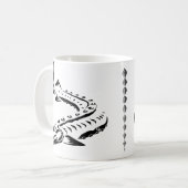 Stammes- NEUES - doppelte Scutes Tasse (Vorderseite Links)
