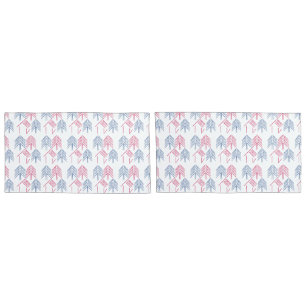 Stammes Nordic Line Art nahtloses Muster Kissenbezug