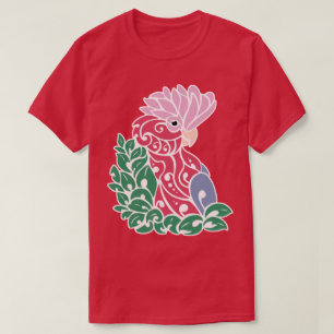 Stammes- Papagei Rose-breasted Tätowierung Galah T-Shirt