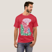 Stammes- Papagei Rose-breasted Tätowierung Galah T-Shirt (Vorne ganz)