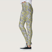 Stammes- peruanisches geometrisches leggings (Links)