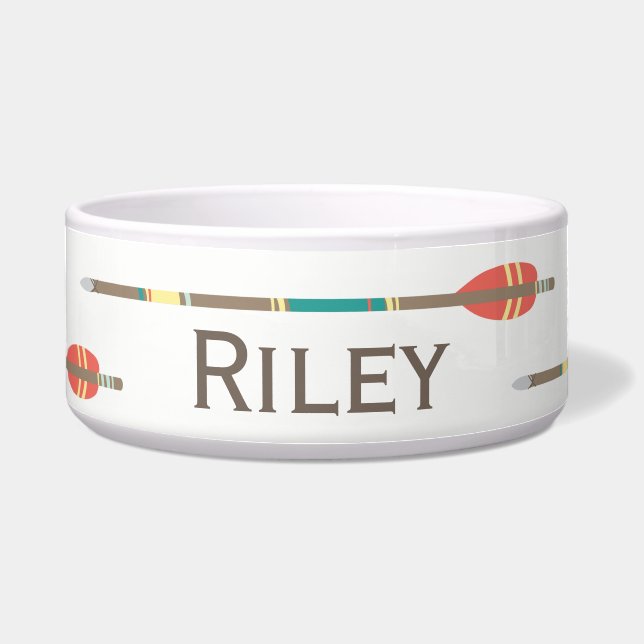 Stammes- Pfeil-Haustier-Schüssel Napf (Vorderseite)