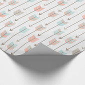 Stammes- Pfeil-Muster Geschenkpapier (Ecke)