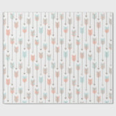 Stammes- Pfeil-Muster Geschenkpapier (Flach)