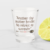 Stammes- Pfeil-Toast-Schnapsglas Schnapsglas (Vorderseite)