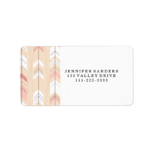 Stammes- Pfeile Adressaufkleber