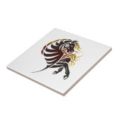 Stammes- Pferd Fliese (Seite)