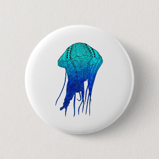 Stammes- Quallen Button (Vorderseite)