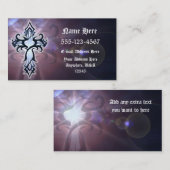 Stammes- QuerVisitenkarte - Jesus Visitenkarte (Vorne/Hinten)