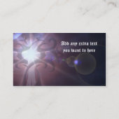 Stammes- QuerVisitenkarte - Jesus Visitenkarte (Rückseite)