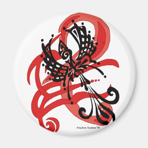 Stammes- Raben-Magnet Magnet