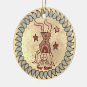 Stammes-Rad Keramik Ornament (Links)