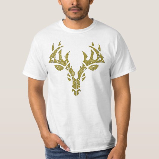 Stammes- Rotwild (Camouflage) T-Shirt (Vorderseite)