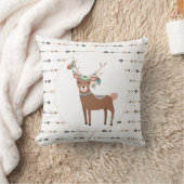 Stammes- Rotwild-und Pfeil-Kissen Kissen (Decke)