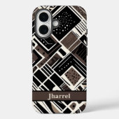Stammes-Ruhestandsgeschenke für afroamerikanischen Case-Mate iPhone Hülle (Rückseite)