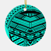 Stammes- samoaischer Tätowierungsentwurf in der Keramikornament (Vorne)