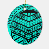 Stammes- samoaischer Tätowierungsentwurf in der Keramikornament (Links)