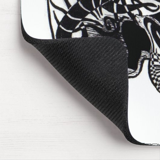 Stammes- Schädel 3 mousepad (Ecke)