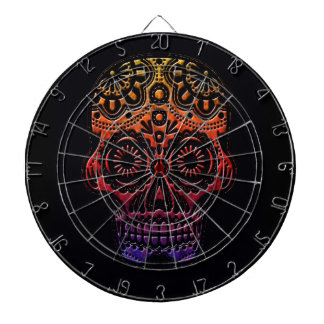 Stammes- Schädel Dartboardentwurf Dartscheibe