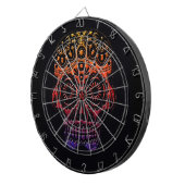 Stammes- Schädel Dartboardentwurf Dartscheibe (Vorderseite rechts)