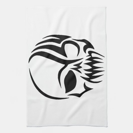 Stammes- Schädel Küchentuch (Vertikal)