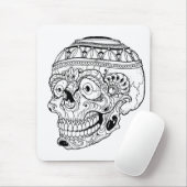 Stammes- Schädel Mousepad (Mit Mouse)