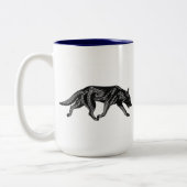 Stammes- Schäferhunde Zweifarbige Tasse (Links)
