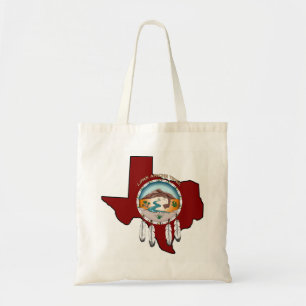 Stammes- Schild-Texas-EinkaufsTaschen-Tasche Tragetasche