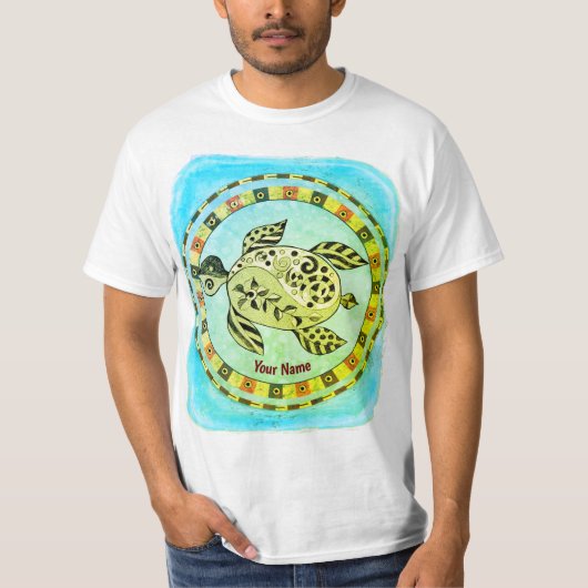 Stammes-Schildkröte T-Shirt (Vorderseite)